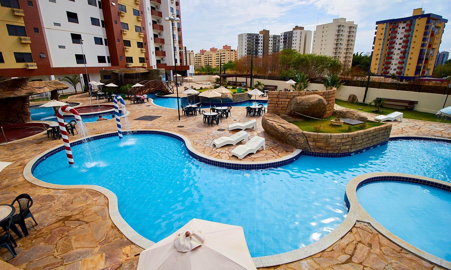 Golden Dolphin Aparthotel Caldas Novas Eksteriør bilde